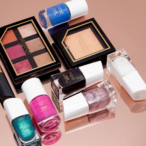 *3/15* NEW Believe Beauty Born To Blush High Tea Light Pink Coral Powder Blush - Picture 2 of 5